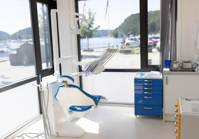 Behandlingsrom hos Norfloss Tannklinikk